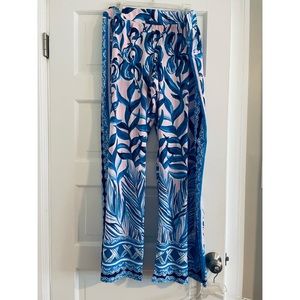 Lilly Pulitzer anal Harbour Palazzo Pant Size XL NWT